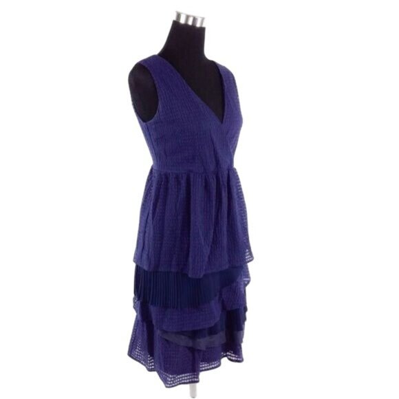 Ric Rac x Anthropologie Gingham Woven Eclectic Midi Dress Vintage Boho Feminine - Picture 8 of 16